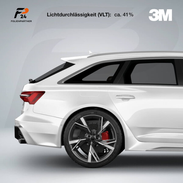 Carbon Folie Auto Auto Tönungsfolie Tiefschwarz 6% Set 76x150+50x450 Für Scheibentönungsfolie Auto
