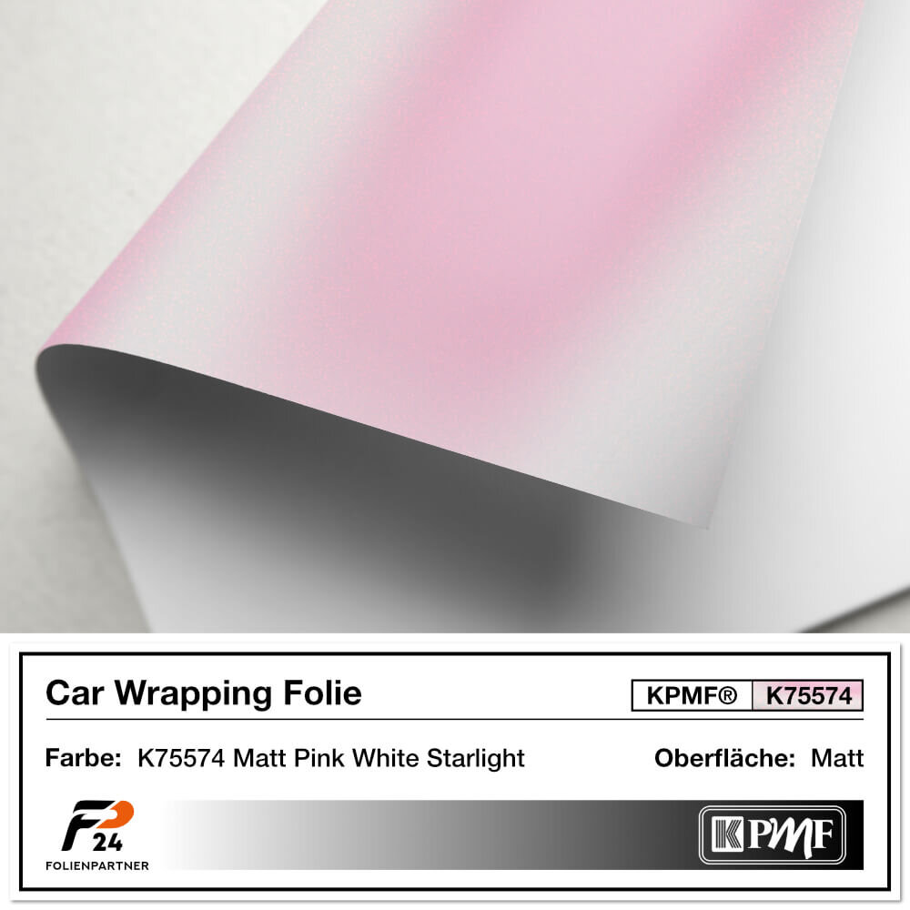 KPMF® K75574 Matt Pink White Starlight Car Wrap Autofolie, 51,95 €