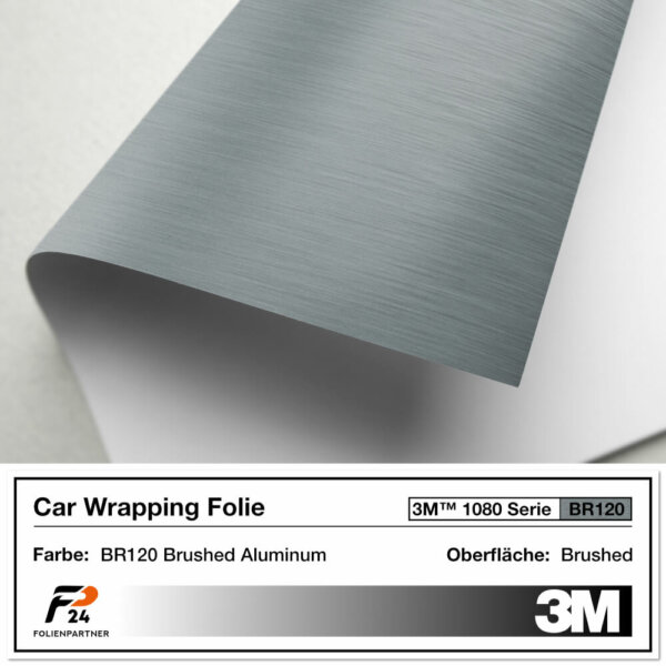 3m 1080 br120 brushed aluminium car wrap autofolie 2