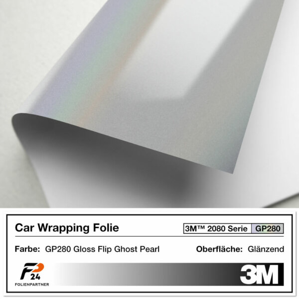 3m 2080 gp280 gloss flip ghost pearl car wrap autofolie 2