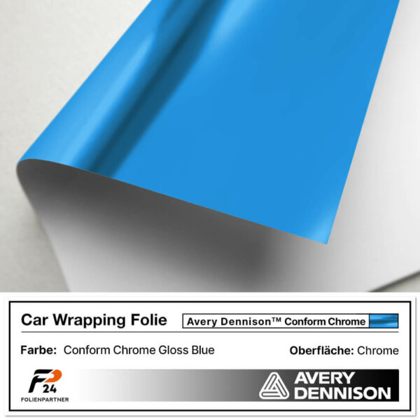 avery dennison conform chrome gloss blue car wrap autofolie 2