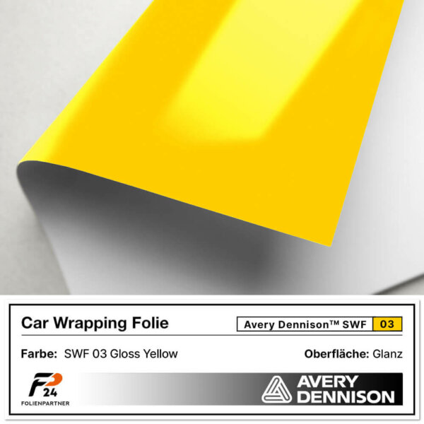 avery dennison swf 03 gloss yellow car wrap autofolie 2