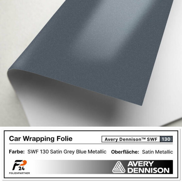avery dennison swf 130 satin grey blue metallic car wrap autofolie 2