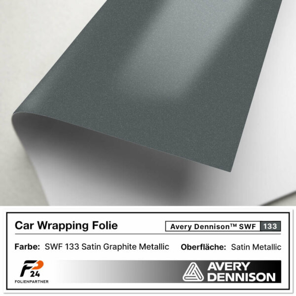 avery dennison swf 133 satin graphite metallic car wrap autofolie 2