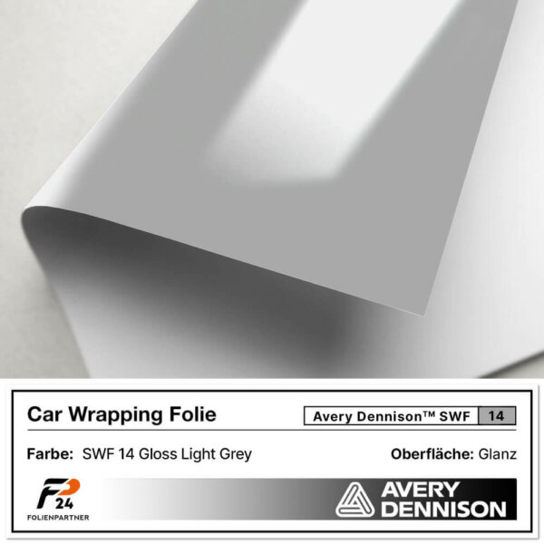 avery dennison swf 14 gloss light grey car wrap autofolie 2