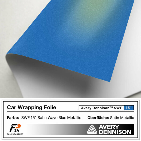 avery dennison swf 151 satin wave blue metallic car wrap autofolie 2