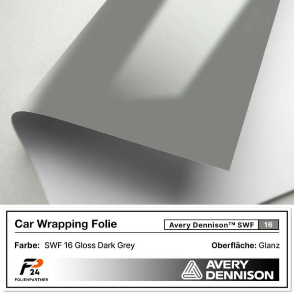 avery dennison swf 16 gloss dark grey car wrap autofolie 2