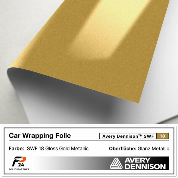 avery dennison swf 18 gloss gold metallic car wrap autofolie 2