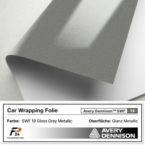 avery dennison swf 19 gloss grey metallic car wrap autofolie 2