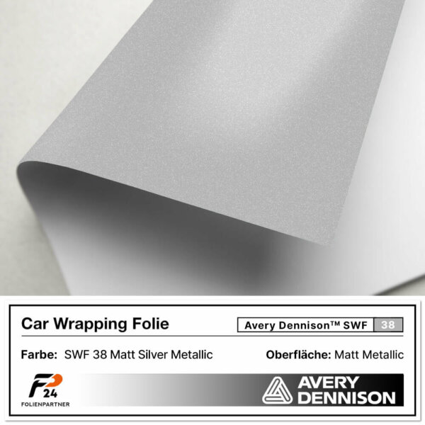 avery dennison swf 38 matt silver metallic car wrap autofolie 2