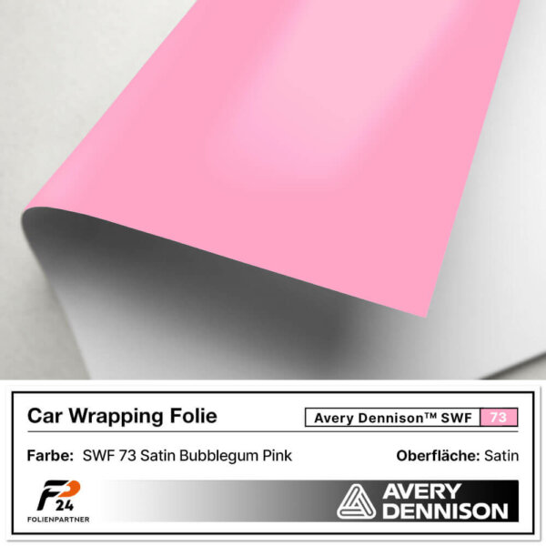 avery dennison swf 73 satin bubblegum pink car wrap autofolie 2