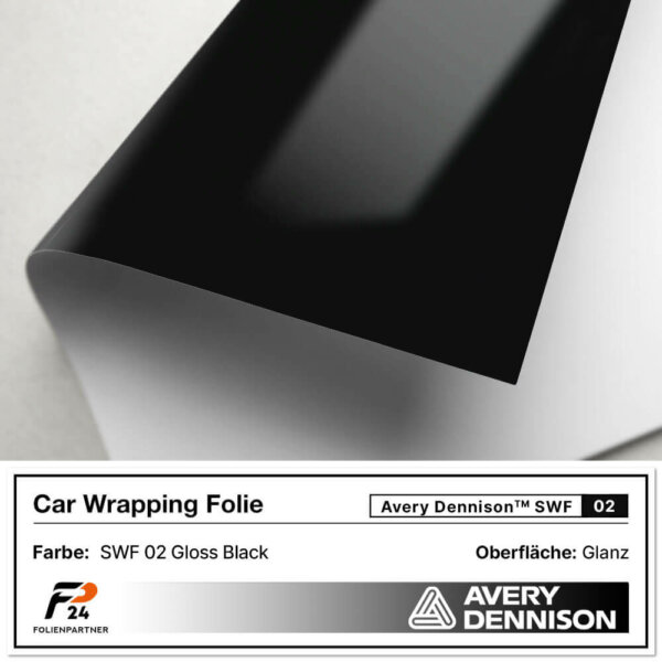 avery dennison swf 02 gloss black car wrap autofolie 2