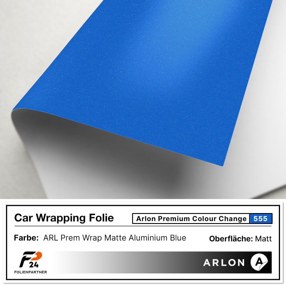 Arlon Premium Colour Change 555 Matte Aluminium Blue