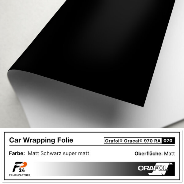 oracal 970ra 070 super matt schwarz car wrap autofolie 2