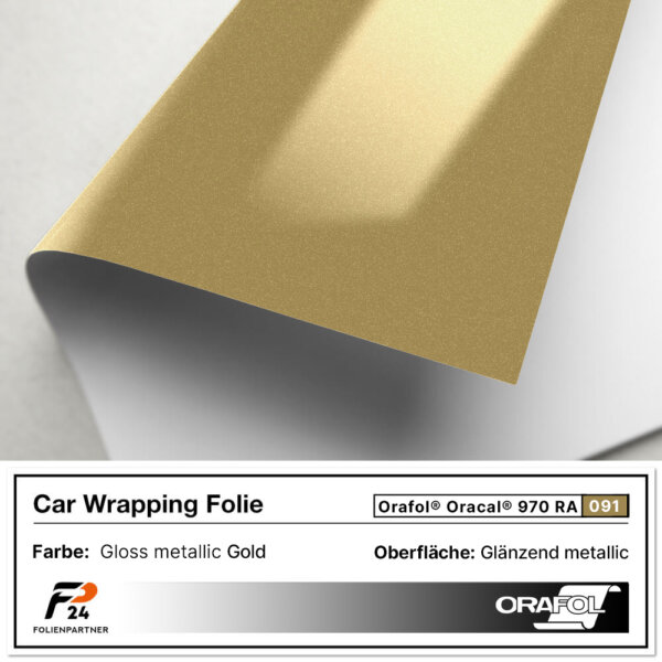 oracal 970ra 091 gloss gold metallic car wrap autofolie 2