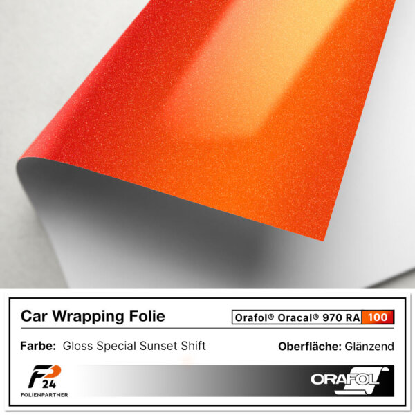 oracal 970ra 100 gloss special sunset shift car wrap autofolie 2