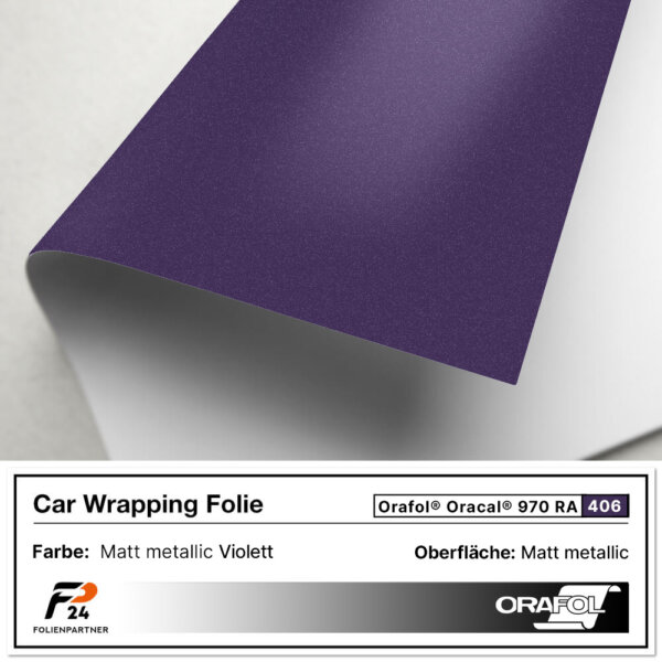 oracal 970ra 406 matt violett metallic car wrap autofolie 2