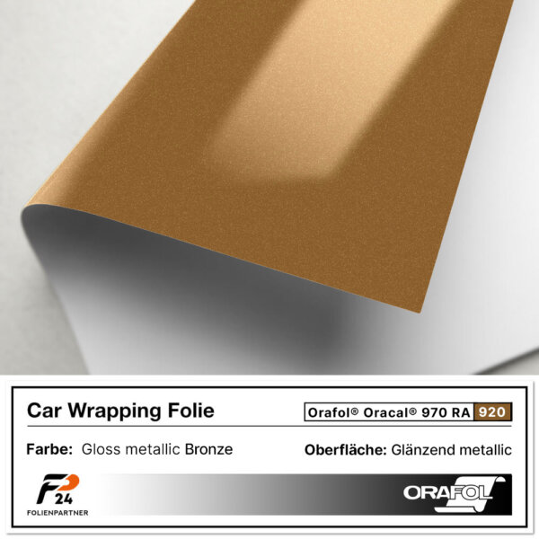 oracal 970ra 920 gloss bronze metallic car wrap autofolie 2