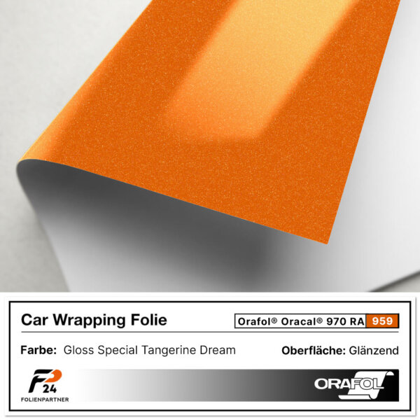oracal 970ra 959 gloss special tangerine dream car wrap autofolie 2